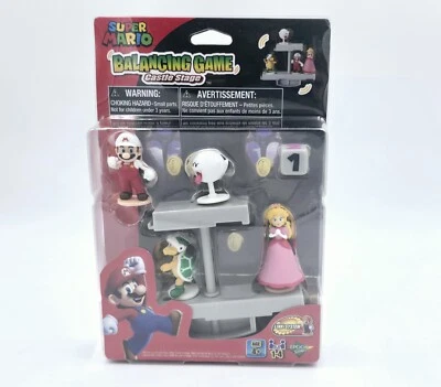 Nuevo Juego de Equilibrio Super Mario CASTLE STAGE Sistema de Enlace de Época Dados 4 Personajes Foto 1 de 4