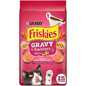 Purina Dry Cat Food, Gravy Swirlers - 3.15 lb. Bag - Picture 1 of 12