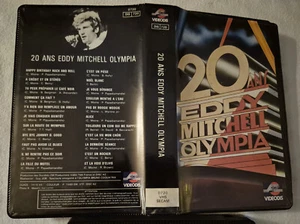 rare cassette videodis 20 ans Eddy Mitchell Olympia 0720 - Photo 1/2