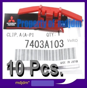 MADE IN JAPAN by Mitsubishi Inc. Set of 10 Clip 7403A103, Genuine Part - Picture 1 of 4