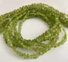 Natural Gemstone Peridot Nugget Chip Beads 16" Strand 3 to 6mm Chips