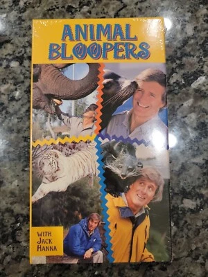 Animal Bloopers With Jack Hanna (VHS, 1994) NEW SEALED - Image 1 of 3