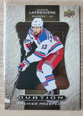 2020-21 UD Extended Series Ovation #O-50 Alexis Lafreniere RC - New York Rangers - Image 1 of 2