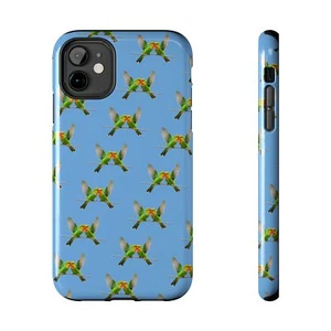 Lovebirds Tough Cell Phone Case birdwatcher bird lover enthusiast birder pet - Picture 1 of 11