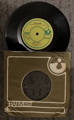 Deep Purple Black Night 7 Inch Vinyl Record HAR 5020 - Very Good Condition - Image 1 of 2