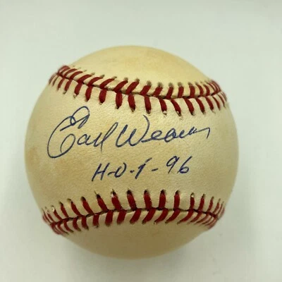 Earl Weaver "Hall Of Fame 1996" Signed American League Baseball PSA DNA COA - Image 1 of 4