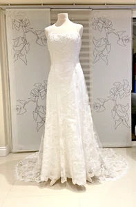 Alfred Angelo WEDDING DRESS UK14 ivory A-line RRP £ 1,100 - Picture 1 of 8