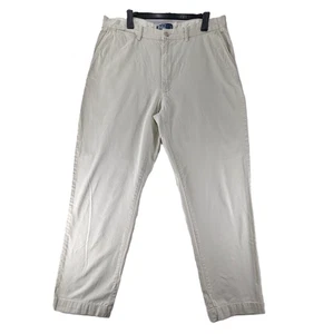 Polo Ralph Lauren Chino Hose Herren Größe 36x32 Khaki 100% Baumwolle Preppy Vintage - Bild 1 von 10