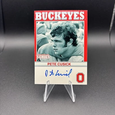 2004-09 TK Legacy Ohio State Buckeyes Pete Cusick Signature Series Auto OSU - Image 1 of 2