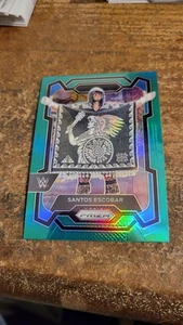 2024 Panini Prizm Wrestling Green Prizm Santos Escobar #113 - Picture 1 of 2