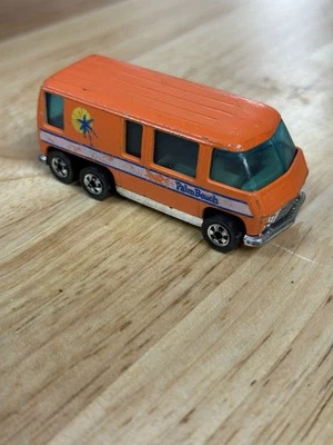 Hot Wheels GMC дом на колесах с пальмой оранжевый винтажный 1976/б/у - Изображение 1 из 3