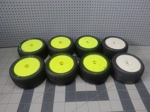 TLR Team Losi 22 5.0 Rear Wheel Tire LOT JConcepts Used Fit Associated 12mm Hex - Picture 1 of 14