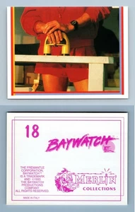 Mitch Buchannon Part 2 Of 2 - Baywatch #18 Merlin 1993 Sticker - Picture 1 of 1