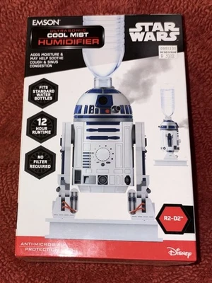 Humidificador antimicrobiano ultrasónico personal Disney Star Wars R2D2 Cool Mist Foto 1 de 4