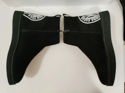 Nuevas botas de tío negras de invierno Donna Karan para mujer. Aislado. Talla 10 (estrecho) Foto 1 de 4