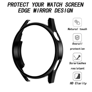 `Smartwatch Full Cover Case With Tempered Glass Film Smartwatch Screen Prot - Zdjęcie 1 z 8