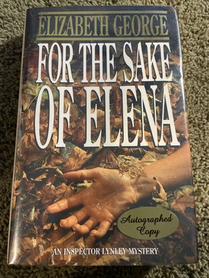 For The Sake of Elena By Elizabeth George 1992 **SIGNED** - Image 1 of 4