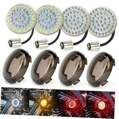  Kit de bombillas intermitentes LED delanteras traseras para moto 2 pulgadas 1157  Foto 1 de 4