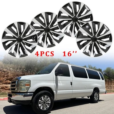 Cubierta de llanta tapacubos de 16" para furgoneta Econoline 1998-2025 4 piezas para Ford E150 E250 E350 Foto 1 de 4