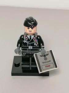  WW2 German Panzer Crew Minifigure  - Picture 1 of 2