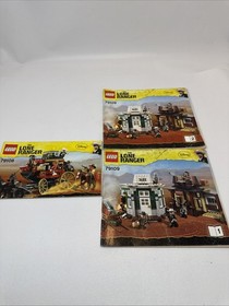 Lego The Lone Ranger Instruction Manuals - 79108, 79109 (1 & 2)