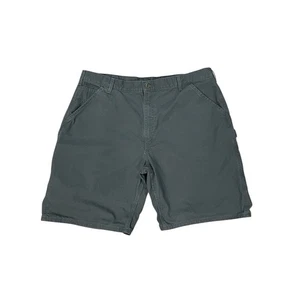 Carhartt B149 SAG Carpenter Work Shorts Men’s Sz 40 Green Hiking Casual Outdoors - Picture 1 of 13