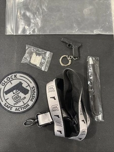 Glock OEM Sticker Lanyard Keychain Patch Pin and pen - Picture 1 of 2