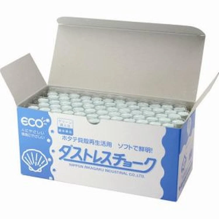 Pieces White Dustless Chalkx3000 Japan Import Nippon Rikagaku Chalk Dcc72W
