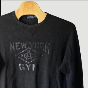 Polo Ralph Lauren Sweatshirt schwarz New York Gym Rundhals XXL - Bild 1 von 8