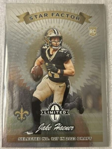 2023 Panini Limited Jake Haener Rookie Star Factor #31 Limited Exposure Saints - Picture 1 of 2