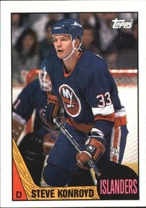 1987-88 Topps Islanders Hockey Card #153 Steve Konroyd