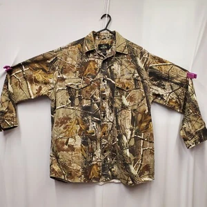 Red Head Mens Size Large Button Down Long Sleeve Camo Hunting Realtree AP - Picture 1 of 18