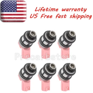 6Pcs Fuel injectors Fits Nissan Frontier 98-04 Pathfinder 96-03 Quest 95-03 3.3L - Picture 1 of 7