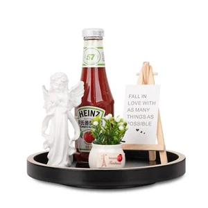 Lazy Susan Organizer for Table Top Kitchen Countertop Organizer Wooden Lazy S... - Picture 1 of 7