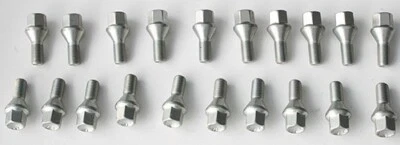 Bulloni Ruota 20 pezzi per Renegade dal 2014- Compass dal 2017 Cerchi Ferro Lega - Immagine 1 di 2