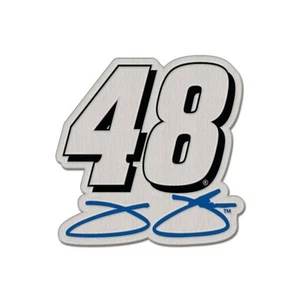 Jimmie Johnson Collector Pin #48 Lowes Lapel Cap Button Nascar Wincraft Licensed - Picture 1 of 2