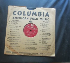 Bill Monroe "Along About Daybreak/Heavy Traffic Ahead" Columbia 20595 - Picture 1 of 1