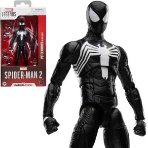 Spider-Man Marvel Legends Series Gamerverse Peter Parker Black Suit Actin Figure - Picture 1 of 6