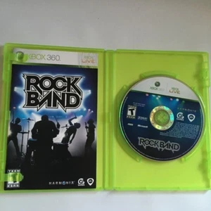 ORIGINAL XBOX 360 rock Band no case cover UNTESTED - Picture 1 of 4