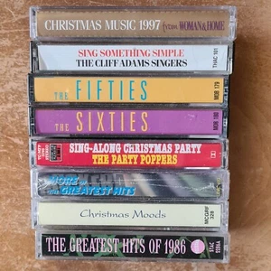Cassette Tapes: Compilations - Various Artists, bundle of 8, untested  - Picture 1 of 3