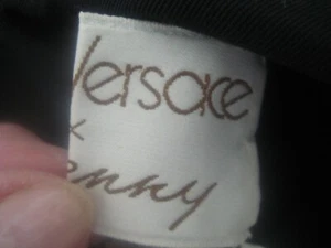 Gianni Versace JENNY Wrap Black MidLength Skirt USA 10 RARE Hard to Find - Picture 1 of 11