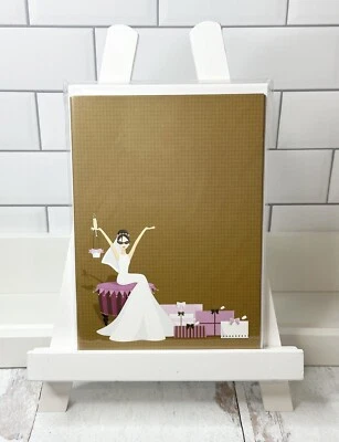 Paquete de 10 invitaciones de ducha de boda morena marrón Doc Milo Foto 1 de 2