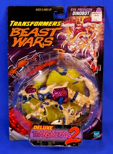 TRANSFORMERS BEAST WARS TRANSMETALS 2 DINOBOT 1998 HASBRO MOC - Picture 1 of 4