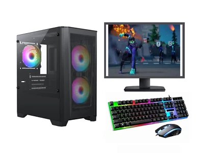 FCS Ultra Fast Gaming PC Bundle Intel Core i5 8GB RAM 1TB Windows 11 2GB GT710 - Image 1 of 4