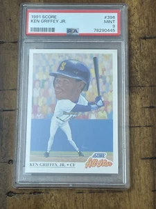 1991 Score #396 Ken Griffey Jr PSA 9 MINT Mariners 🔥🔥 - Picture 1 of 2