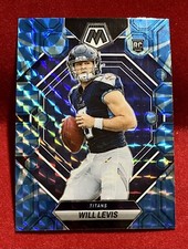 Will Levis 2023 Panini Mosaic Blue Reactive Prizm #377 Rookie Card Color Match