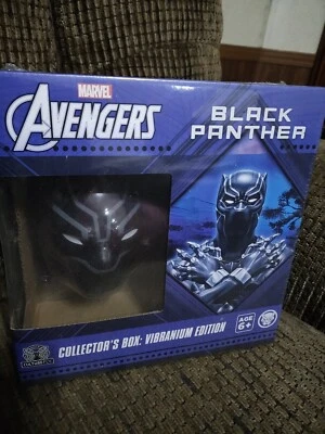 Marvel Avengers Black Panther Caja Coleccionistas: Vibranium Ed Sombrero Metal Cubierta Tarjeta Foto 1 de 4