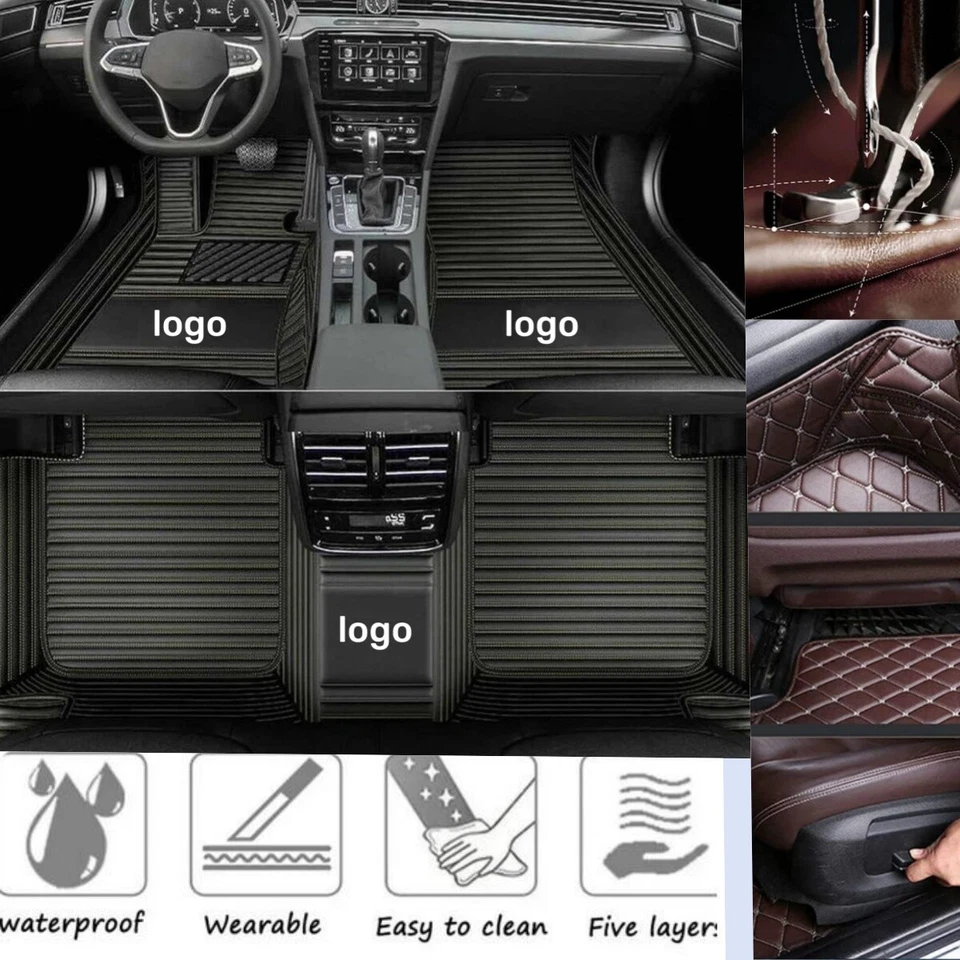 Alfombrillas impermeables para auto para Kia Sedona Seltos Sonet alfombrillas para todo tipo de clima Foto 1 de 4