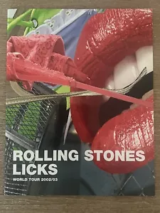 Rolling Stones 2002-2003 Licks Konzertprogramm Tourbuch - Bild 1 von 8