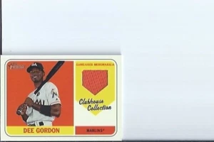Dee Gordon 2018 Topps Heritage Clubhouse Collection Jersey Patch - Picture 1 of 1